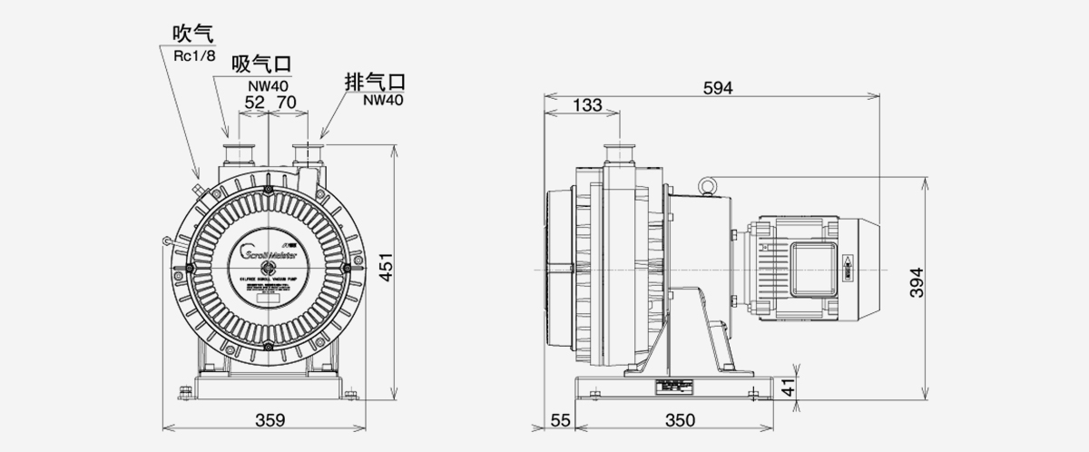 ISPC-1000無(wu)油(you)渦(wo)鏇(xuan)式(shi)真空(kong)泵優(you)勢(shi)